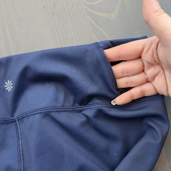 Athleta Contender Aero 78 Tight Legging Blue Ombre - Size Medium - Picture 5 of 11